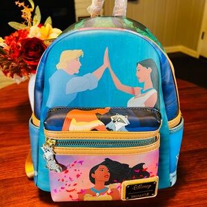 Loungefly Disney Pocahontas Blue Backpack